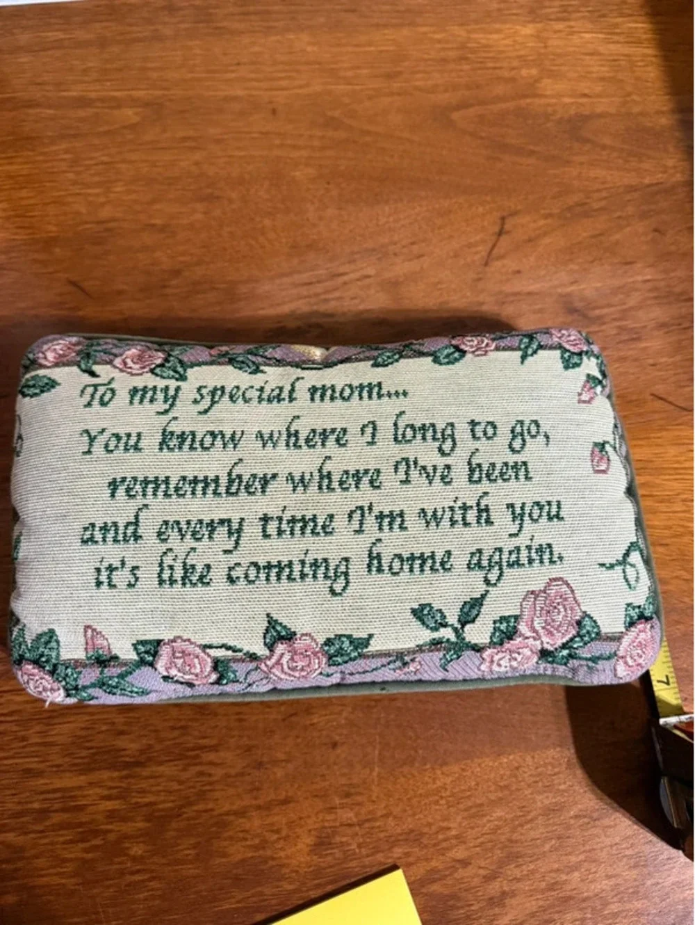 Sweet mom pillow- vintage